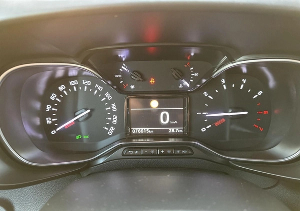 Toyota Proace City Verso cena 104900 przebieg: 76614, rok produkcji 2020 z Janowiec Wielkopolski małe 277